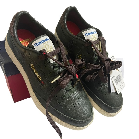 Reebok x Bodega Club C 85 forest leather sneaker  Size 8/8.5 - Picture 4 of 10